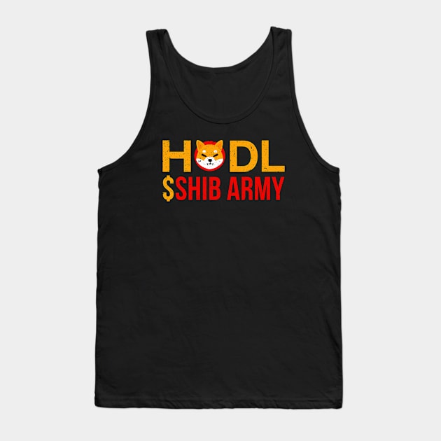 HODL SHIBA INU ARMY Tank Top by stuffbyjlim